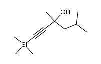 3-Hydroxy-3,5-dimethyl-1-trimethylsilyl-heptin-(1)