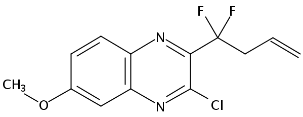 3-氯-2-(1,1-二氟丁-3烯基)-6-甲氧基喹喔啉