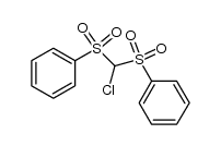 α-chlorobis(phenylsulfonyl)methane