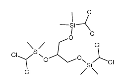 1,1,9,9-tetrachloro-5-(dichloromethyl-dimethyl-silanyloxy)-2,2,8,8-tetramethyl-3,7-dioxa-2,8-disila-nonane