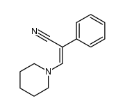 2-phenyl-3-(piperidin-1-yl)acrylonitrile