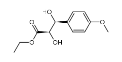 Ethyl threo-3-(p-methoxyphenyl)-2(R),3(S)-dihydroxypropionate