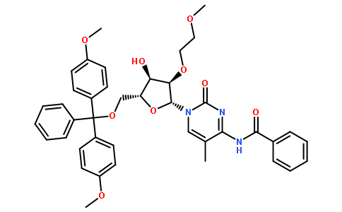 N-苯甲酰基-2'-O-甲氧基乙基-5-O-二甲氧基三苯甲基-5-甲基胞苷