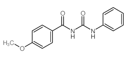 4-methoxy-N-(phenylcarbamoyl)benzamide