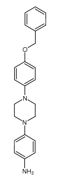 4-(4-(4-(benzyloxy)phenyl)piperazin-1-yl)aniline