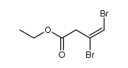 trans-3,4-Dibrom-buten-(3)-saeure-(1)-aethylester