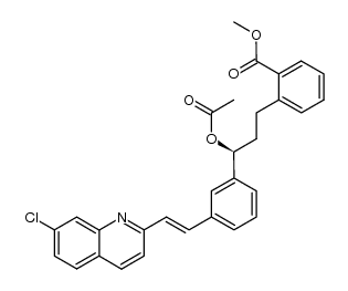 (S,E)-methyl 2-(3-acetoxy-3-(3-(2-(7-chloroquinolin-2-yl)vinyl)phenyl)propyl)benzoate