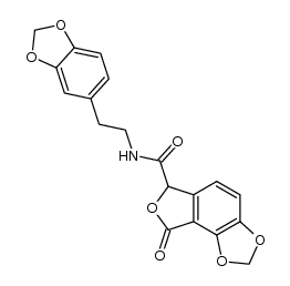 N-(2-(benzo[d][1,3]dioxol-5-yl)ethyl)-8-oxo-6,8-dihydro-[1,3]dioxolo[4,5-e]isobenzofuran-6-carboxamide