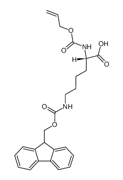 N-alpha-Allyloxycarbonyl-N-epsilon-(9-fluorenylmethyloxycarbonyl)-L-lysine