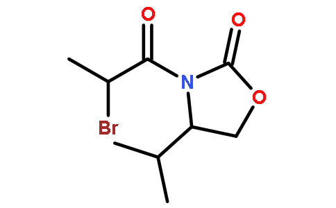 2-噁唑烷酮,  3-(2-溴-1-羰基丙基)-4-(1-甲基乙基)-,   (4S)-