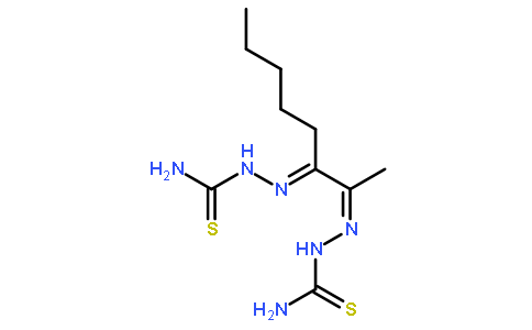 [(Z)-[(2E)-2-(carbamothioylhydrazinylidene)octan-3-ylidene]amino]thiourea