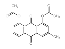 (8-acetyloxy-6-methyl-9,10-dioxoanthracen-1-yl) acetate