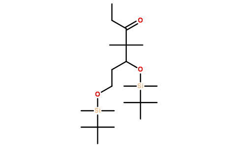 (5S)-5,7-二-{[叔-丁基二甲基硅烷基)氧基]}-4,4-二甲基庚烷-3-酮