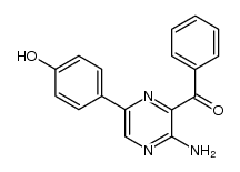 (3-amino-6-(4-hydroxyphenyl)pyrazin-2-yl)(phenyl)methanone