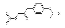 acetic acid 4-(3-nitrooxy-2-oxo-propyl)phenyl ester