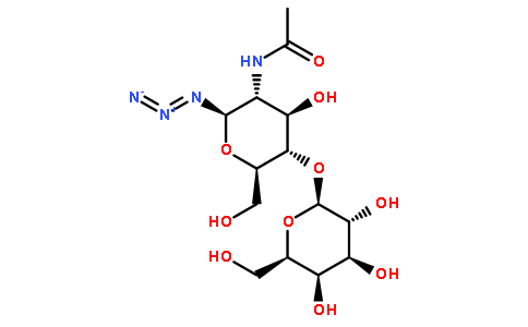 2-(乙酰氨基)-2-脱氧-4-O-(beta-D-吡喃半乳糖基)-beta-D-吡喃葡萄糖基叠氮化物
