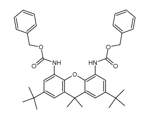 2,7-di-tert-butyl-9,9-dimethyl-4,5-xanthenediylbiscarbamic acid dibenzyl ester