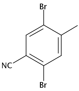 2,5-Dibrom-p-toluylsaeurenitril