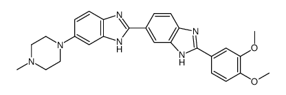 2'-(3,4-二甲氧基苯基)-5-(4-甲基哌嗪-1-基)-1H,1'H-2,5'-联苯并[d]咪唑