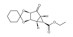 (3a'R,3b'R,4'S,4a'S,5a'R)-ethyl 5'-oxohexahydrospiro[cyclohexane-1,2'-cyclopropa[3,4]cyclopenta[1,2-d][1,3]dioxole]-4'-carboxylate