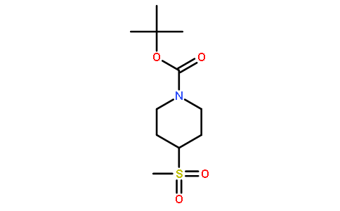 4-(甲基磺酰基)-哌啶-1-羧酸叔丁酯