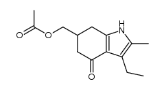 3-ethyl-2-methyl-6-acetoxymethyl-4,5,6,7-tetrahydroindol-4-one