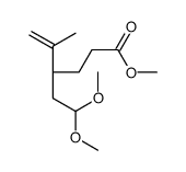 5-己烯酸,  4-(2,2-二甲氧基乙基)-5-甲基-,  甲基酯, (4S)-