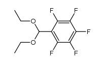 1-(diethoxymethyl)-2,3,4,5,6-pentafluorobenzene