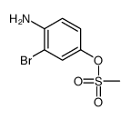 (4-amino-3-bromo-phenyl) methanesulfonate
