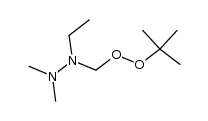 N,N-Dimethyl-N'-tert.-butylperoxymethyl-N'-aethylhydrazin