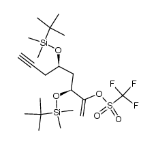 (3S,5R)-3,5-bis((tert-butyldimethylsilyl)oxy)oct-1-en-7-yn-2-yl trifluoromethanesulfonate