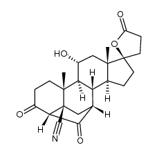 4'S(4'α),7'α-hexadecahydro-11'α-hydroxy-10'β,13'beta-dimethyl-3',5,20'-trioxospiro[furan-2(3H),17'β-[4,7]metheno(17H)cyclopenta[a]phenanthrene]-5'β(2'H)-carbonitrile