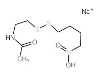 sodium,4-(2-acetamidoethyldisulfanyl)butane-1-sulfinate
