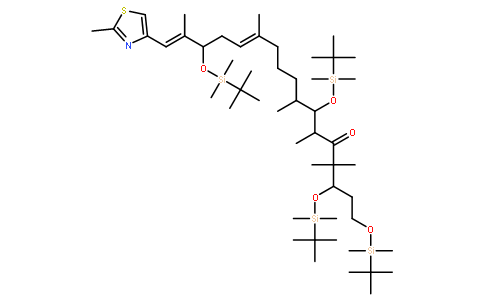 (3S,6R,7S,8S,12Z,15S,16E)-1,3,7,15-四-{[叔-丁基(二甲基)硅烷基]氧基}-4,4,6,8,12,16-六甲基-17-(2-甲基-1,3-噻唑-4-基)十七-12,16-二烯-5-酮