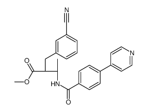 Methyl (2R,3R)-2-(3-cyanobenzyl)-3-{[4-(4-pyridinyl)benzoyl]amino }butanoate