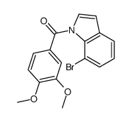 (7-bromoindol-1-yl)-(3,4-dimethoxyphenyl)methanone