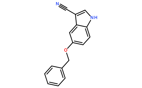 5-(苄氧基)-1H-吲哚-3-甲腈