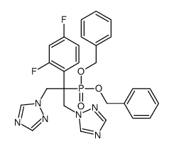 1-[2-bis(phenylmethoxy)phosphoryl-2-(2,4-difluorophenyl)-3-(1,2,4-triazol-1-yl)propyl]-1,2,4-triazole