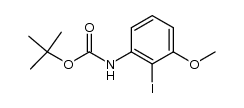 1-tert-butoxycarbonyl-2-iodo-3-methoxyaniline