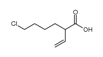 6-chloro-2-ethenylhexanoic acid