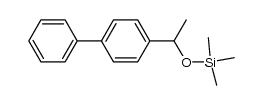 (1-([1,1'-biphenyl]-4-yl)ethoxy)trimethylsilane