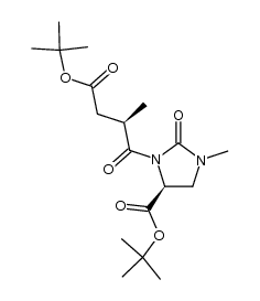 (S)-tert-butyl 3-((R)-4-(tert-butoxy)-2-methyl-4-oxobutanoyl)-1-methyl-2-oxoimidazolidine-4-carboxylate