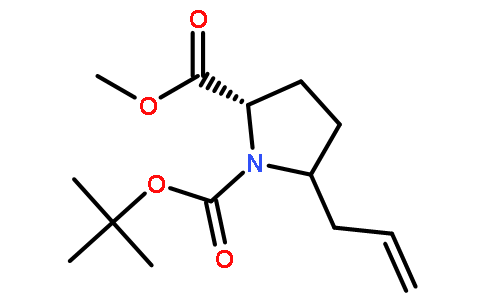 (2S)-5-烯丙基-1,2-吡咯烷二羧酸 1-叔丁酯 2-甲酯