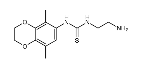 6-[N'-(2-aminoethyl)thioureido]-5,8-dimethyl-1,4-benzodioxane