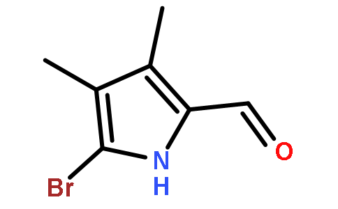 1H-吡咯-2-甲醛,  5-溴-3,4-二甲基-