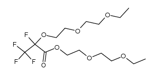 2-(2-ethoxyethoxy)ethyl 2-(2-(2-ethoxyethoxy)ethoxy)-2,3,3,3-tetrafluoropropanoate