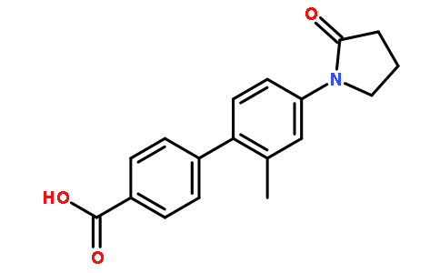 2'-甲基-4'-(2-氧代-1-吡咯烷基)-4-联苯基羧酸