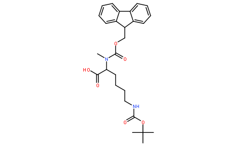N-苄氧羰基-N-芴甲氧羰基-N-甲基-L-赖氨酸