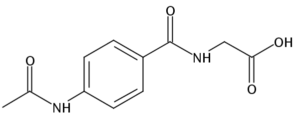 4-乙酰基氨马尿酸