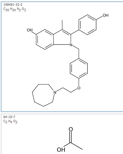 醋酸巴多昔芬